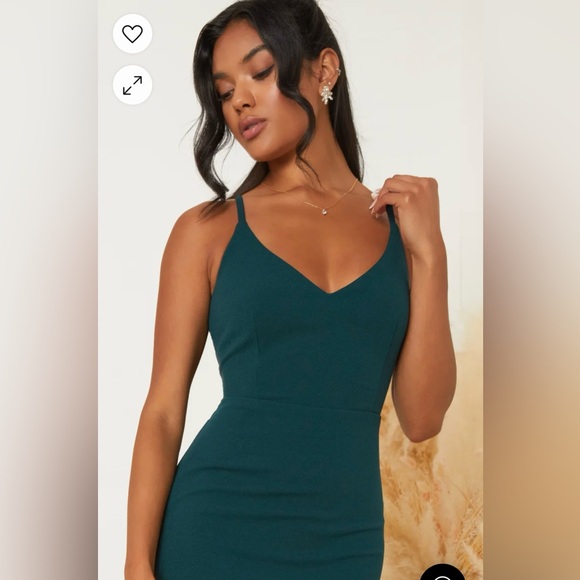 Lulus Green Dress - Picture 2 of 4